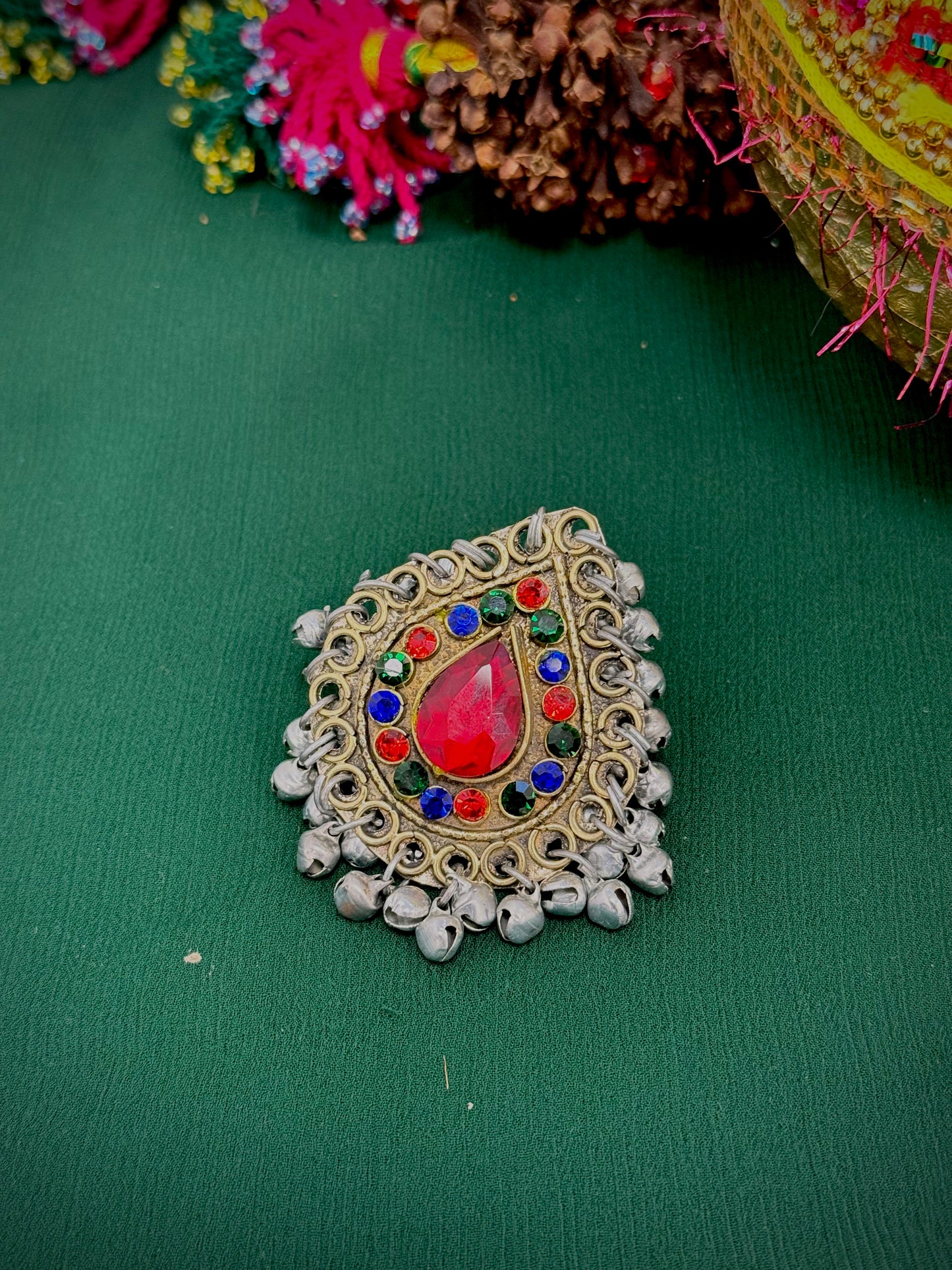 Kuchi teardrop ring